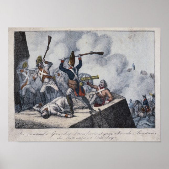 Den preussiska Grenadiern Poster (Framsidan)
