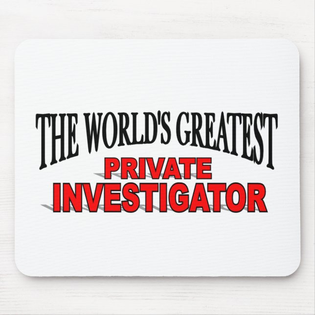 Den privata utredaren för världsmästare musmatta (Framsidan)