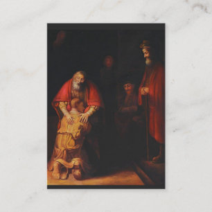 Den Prodigal Sonbönen efter biktheligakort Visitkort