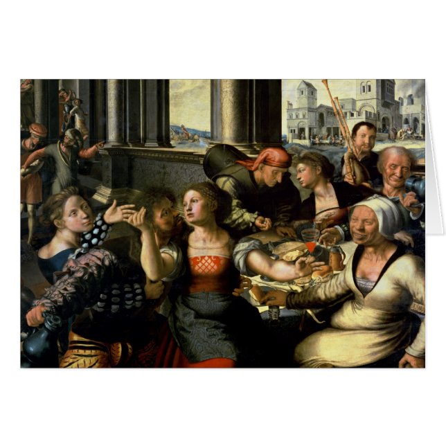 Den Prodigal sonen, 1536 Hälsningskort (Framsidan Horizontal)