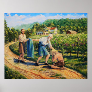 Den Prodigal sonen, förlåtelse, vingård, landsk Poster
