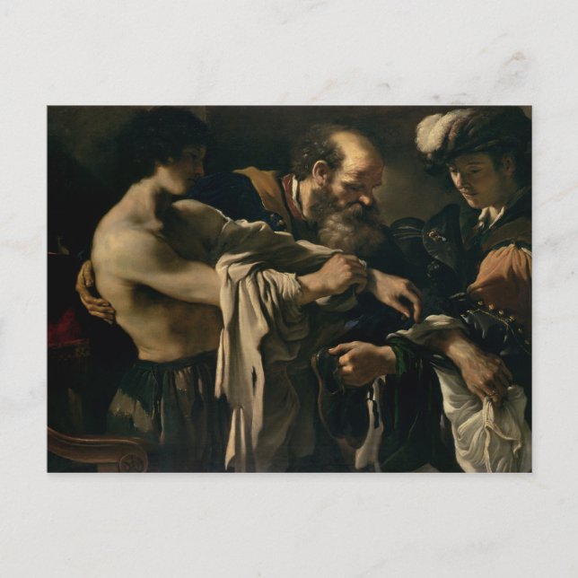 Den prodigala sonens återvändande vykort (Framsida)