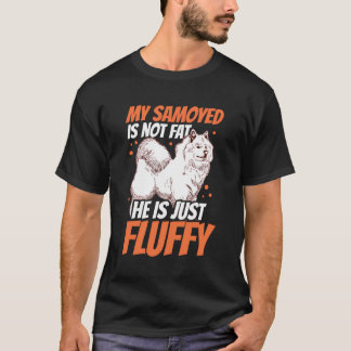 Den provade är inte Tjock Sled Hund Samoyed T Shirt
