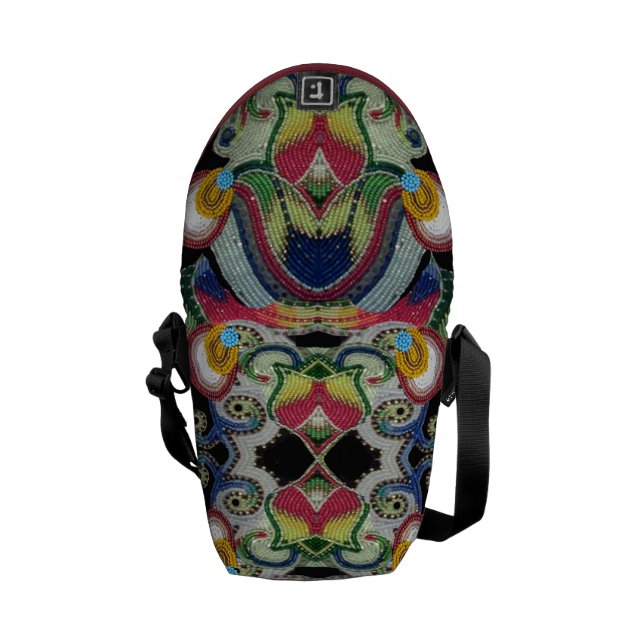 Den prydde med pärlor indianen hänger lös messenger bag (Öppen Baksida)