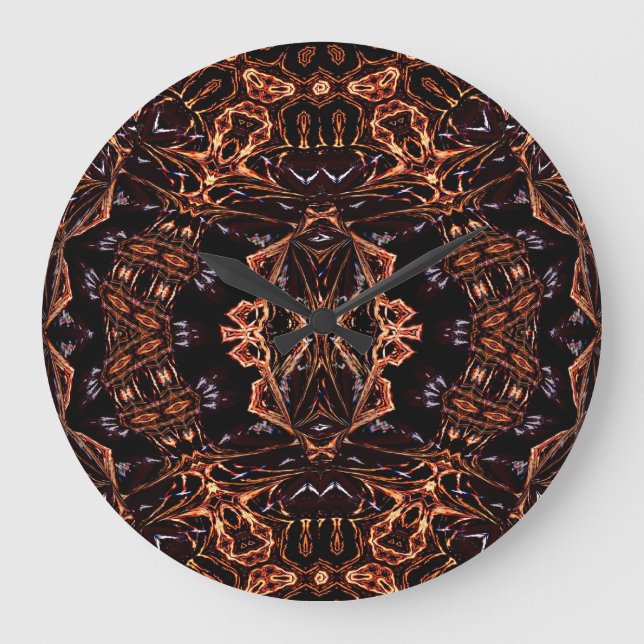 Den Psychedelic fractalen flammar tar tid på Stor Klocka (Framsida)