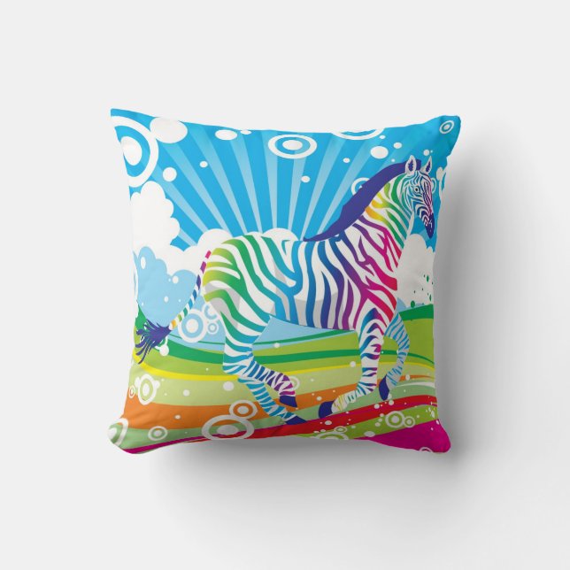Den Psychedelic sebran kudder Kudde (Framsida)