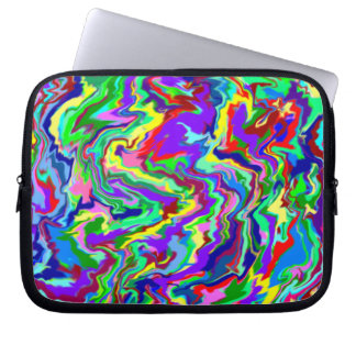Den Psychedelic Tiefärgbärbar dator hänger lös Laptop Fodral