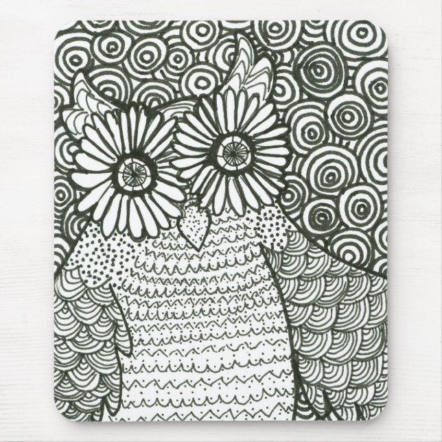 Den Psychedelic ugglamusen vadderar Musmatta (Framsidan)