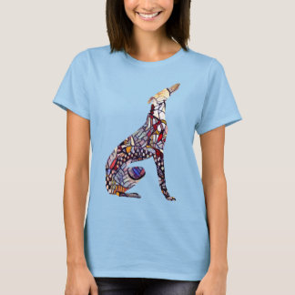 Den Psychedelic vinthunden Tee Shirt