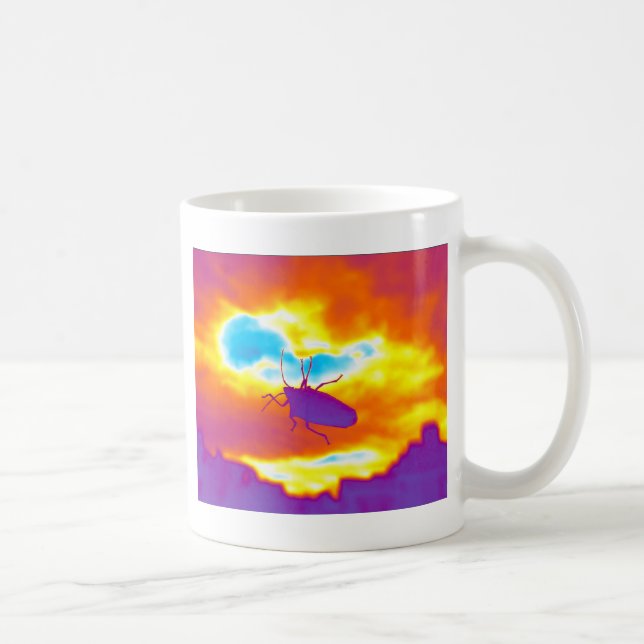 Den psykedeliska insekten kaffemugg (Höger)