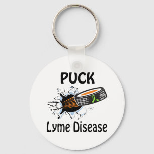 Den pucken orsakar den Lyme sjukdomen Keychain Nyckelring
