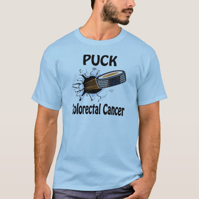 Den pucken orsakar denCancer skjortan T-shirt (Framsida)