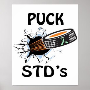 Den pucken orsakar Stds-affischen Poster