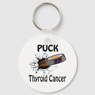 Den pucken orsakar Thyroidcancer Keychain Nyckelring