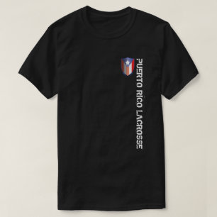 Den Puerto Rico Lacrossevapenskölden BESKÅDAR LONG T-shirt