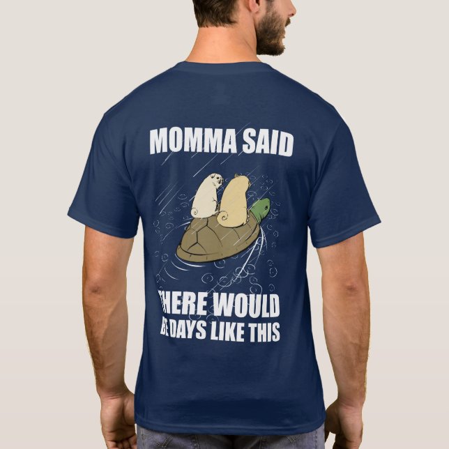 Den Pugville krönikan - regniga dagar T-shirt (Baksida)