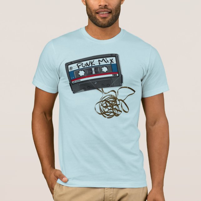 Den Punk blandningkassetten tejpar lätt - T-shirt (Framsida)