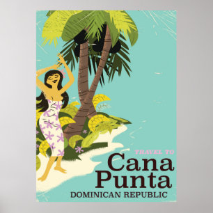 Den Punta Cana Dominikanska republiken reser Poster