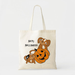Den Puppyy pumpahappy halloween hänger lös 6 Tygkasse