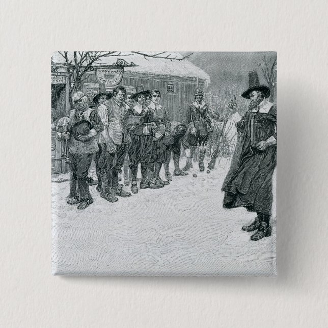 Den puritanska regulatorn knapp (Framsida)