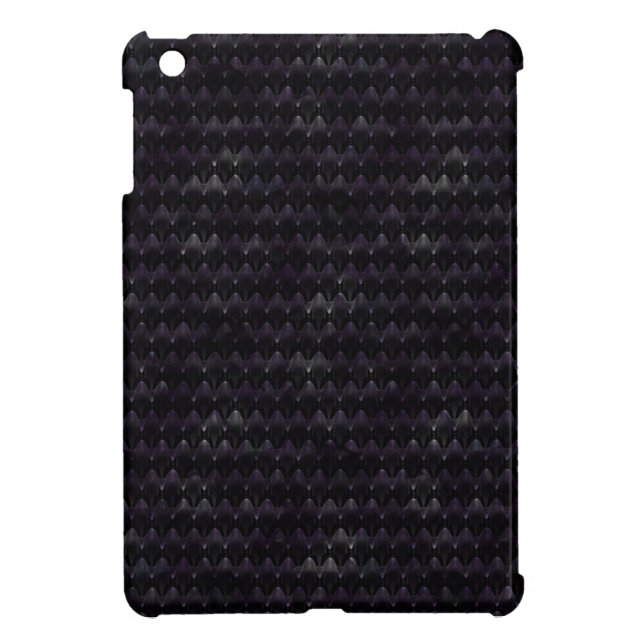Den purpurfärgade Crystal främlingen flår iPad Mini Mobil Skal (Baksidan)