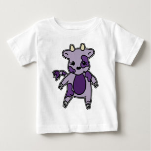 Den purpurfärgade mu t-shirt