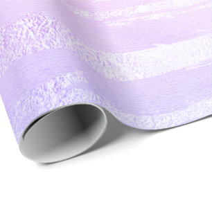 Den purpurfärgade rosa Ombre pastellfärgade linj Presentpapper