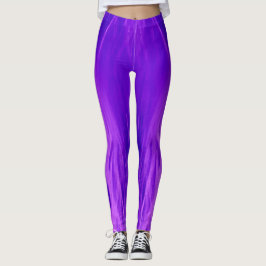 Den purpurfärgade violeten flammar konstnärligt leggings