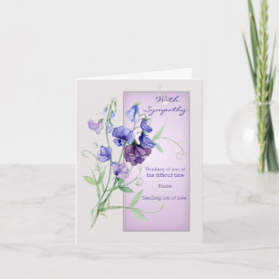 Den purpurfärgade violetta söta ärtan blommar kort