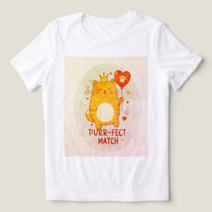 Den "Purr-fekta Matchen" Royal Premium Tri-Blend T Shirt