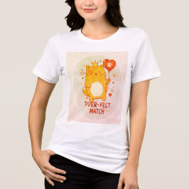 Den "Purr-fekta Matchen" Royal Premium Tri-Blend T Shirt