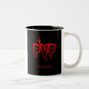 Den PvP kassalådan dina ögon blöder kaffemuggen Två-Tonad Mugg