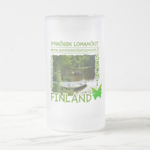 Den Pynnösen Lomamökit muggen - välj stil & fä Frostat Ölglas