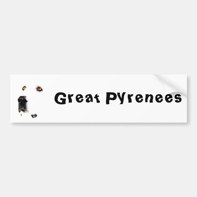 Den Pyrenees stirrandebildekalet 2 Bildekal (Framsidan)
