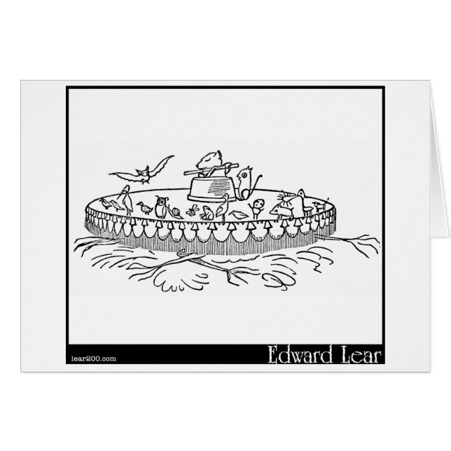 Den Quangle Wangles hatten Hälsningskort (Framsidan Horizontal)