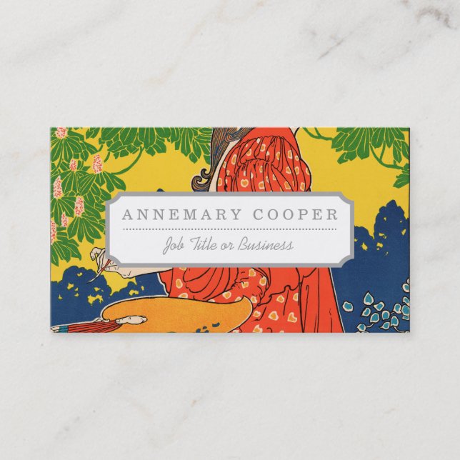 Den Quartier latinen. En tidskrift som ägnas till Visitkort (Framsida)