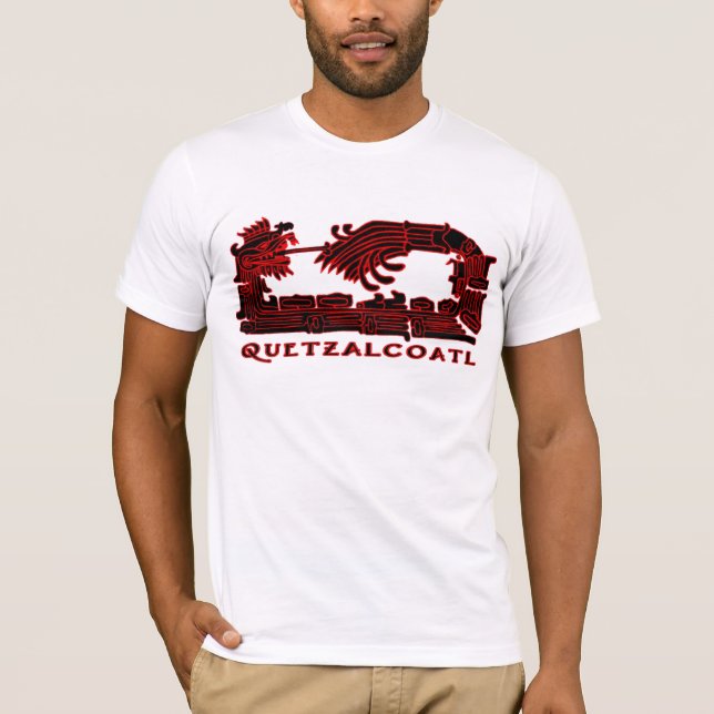 Den Quetzalcoatl T-tröja - bekläda T Shirt (Framsida)