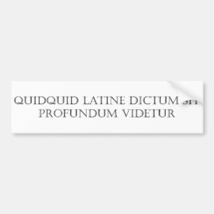 Den Quidquid Latine dictumen sitter Bildekal