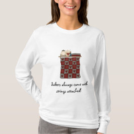 Den Quilters komen med stränger T-skjortan T-shirt