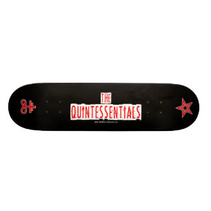 Den Quintessentials skateboarden! Old School Skateboard Bräda 21,6 Cm