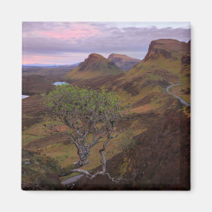 Den Quiraing soluppgången landskap på Skye Magnet