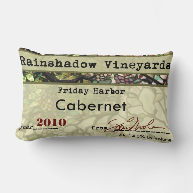 Den RainshadowvingårdCabernet lumbaren kudder Lumbarkudde (Framsida)