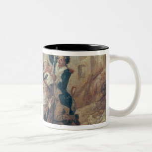 Den raka muggen av Lille, 1793 Två-Tonad Mugg