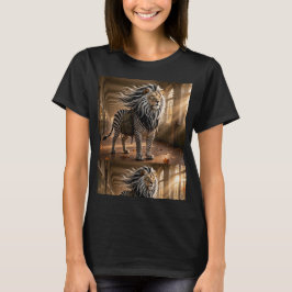 Den randiga forskaren | Fantastisk Lejon Zebra Äve T Shirt