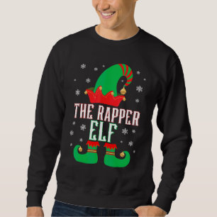 Den rappande tomten Matching Familj Julfest Lång Ärmad Tröja