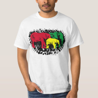 Den Rasta elefanten smutsar ner T Tee Shirt