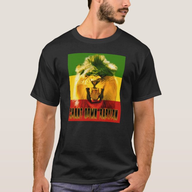 Den Rasta ramsan besegrar Babylon den lejona Tröja (Framsida)