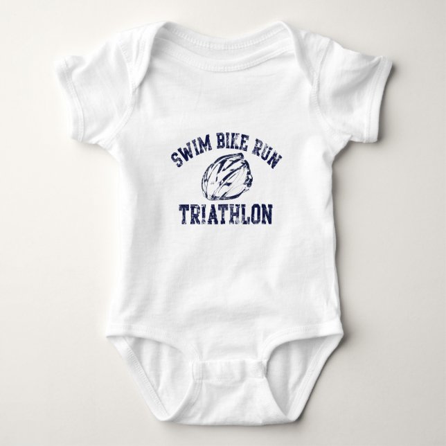 Den Rattleship triathlonen utrustar Tee Shirt (Framsida)