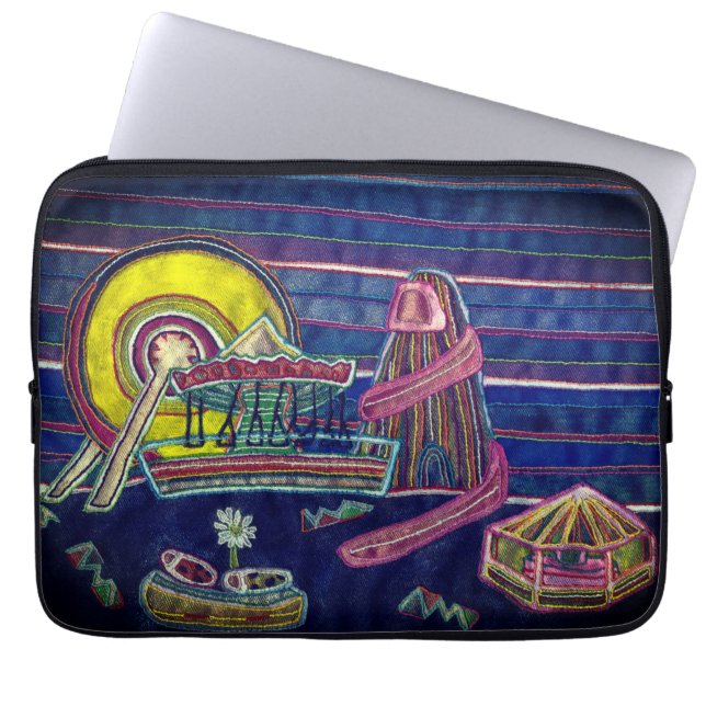 Den rättvisa grunden laptop fodral (Framsidan)