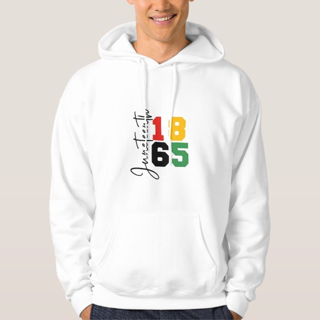 Den reala Independence day 1865 Hoodie (Framsida)